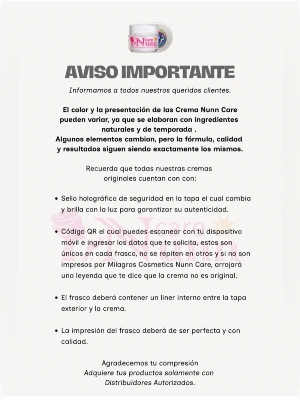 Nunn Care Crema Limpiadora